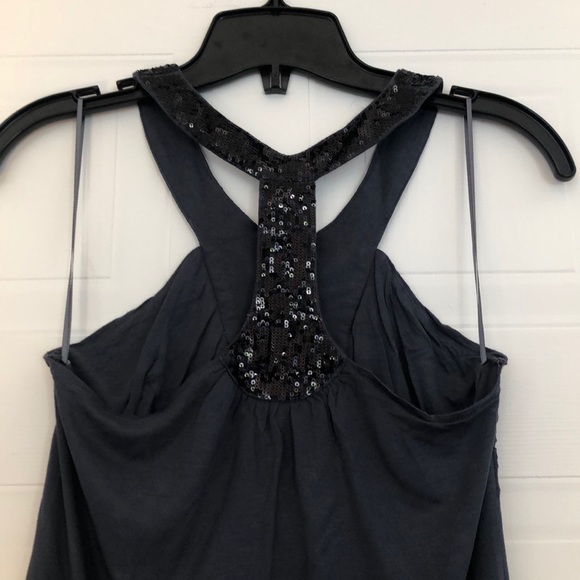 🤍 Midnight Blue and Black Sequin Halter🤍 - Picture 5 of 7